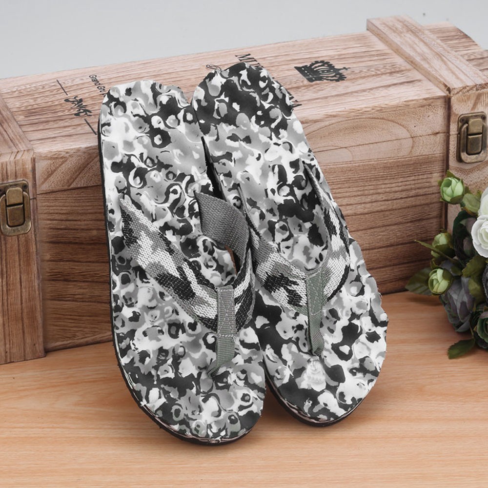 Men Slippers Men Shoes Camouflage Mens Shoes Flip Flops Beach Outdoor Home Slippers Zapatos De Hombre Обувь Мужская Тапочки