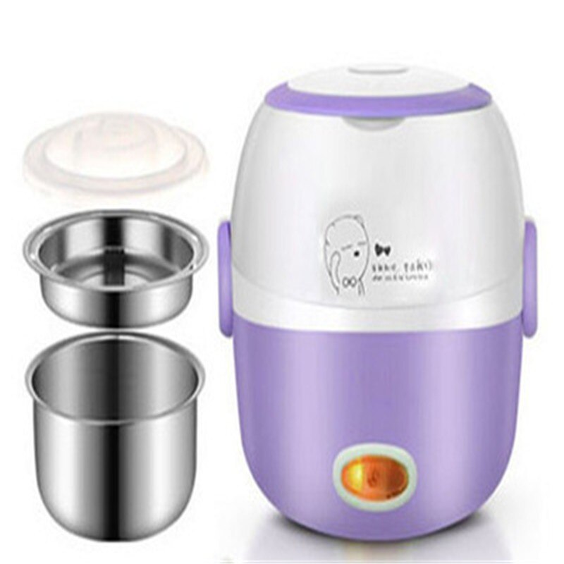 Rice Cooker Thermal Heating Electric Lunch Box Portable Food Steamer Cooking Container Meal Lunchbox Warmer
