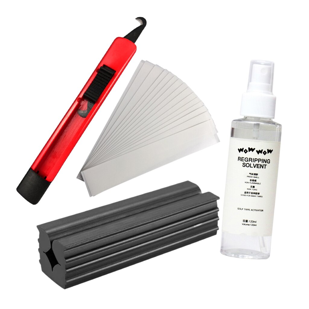Golf Grip Accessories for Replacement Golf Clubs Grip - - Including 120ml Solvent Sprayer for Golfers: D