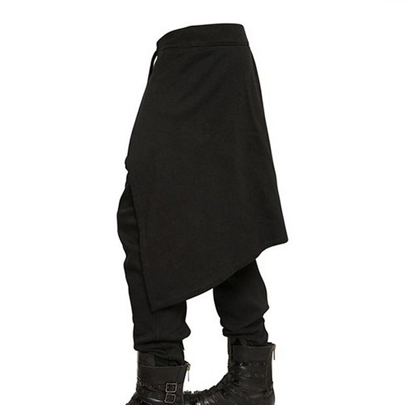 Coola herr cargo byxor herr gotisk punk stil harem byxor svarta utomhus hip hop wear skinny herr byxor byxor