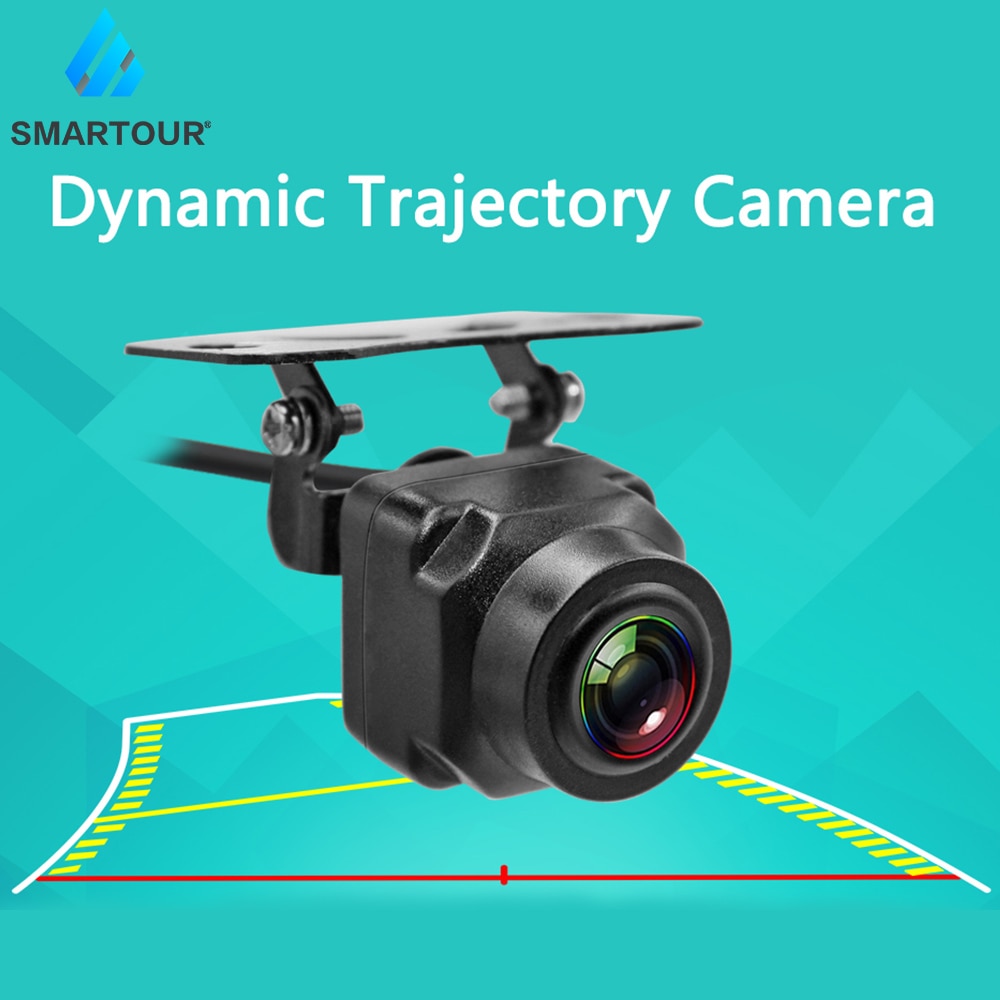 Car Intelligent Dynamic Trajectory Moving Guide Parking Line Rear View Reverse Backup Track Camera For Android DVD Monitor