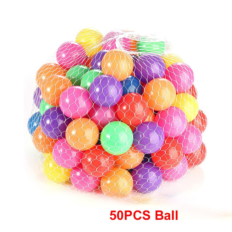 3 in 1 freundlicher Zelt Tragbare Baby Ball Schwimmbad Grube freundlicher Zelte mit Krabbeln Tunnel Innen Art Spielhaus Pop hoch Tipi: 50stck ball