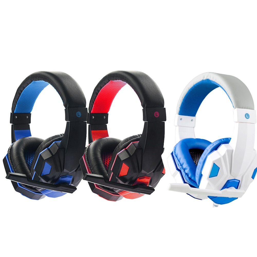 VOBERRY Gaming Headset Gamer Gaming Stereo Headset met Computer Microfoon/PS4 Xbox One/Laptop