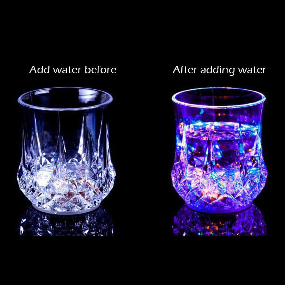 LED Inductieve Flash Lichtgevend Wijn Whisky Cup Flash Licht bier Shot Drink Cup Party Club Wijn Cup Bar Hotel Drinkware