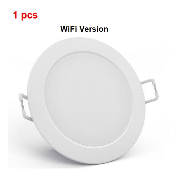 Xiaomi Mijia – spot lumineux LED intelligent, wi-fi/Bluetooth, maille, télécommande avec application Compatible Mi home, blanc: wifi 1pcs