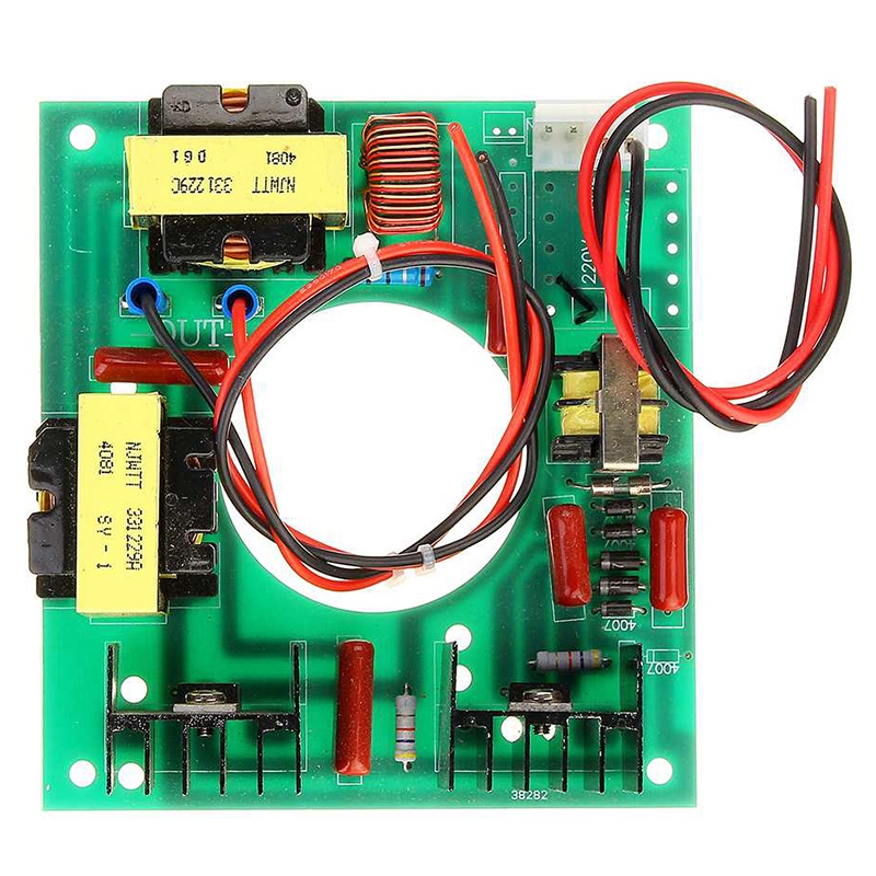 220V 50W Ultrasone Generator Voeding Module + 1Pc 40Khz Ultrasone Transducers Vibrator