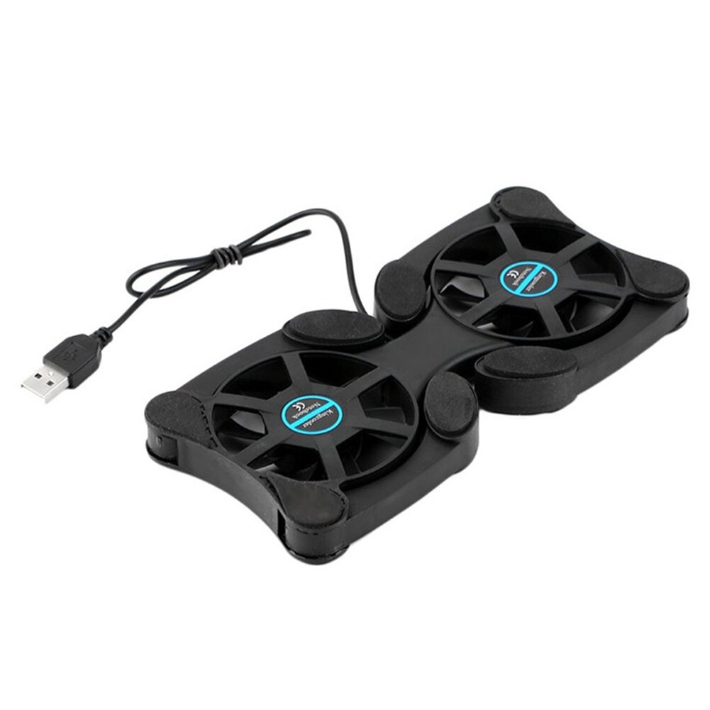 Tapis de refroidissement pliable pour ordinateur portable, dissipation thermique, petit ventilateur usb, radiateur