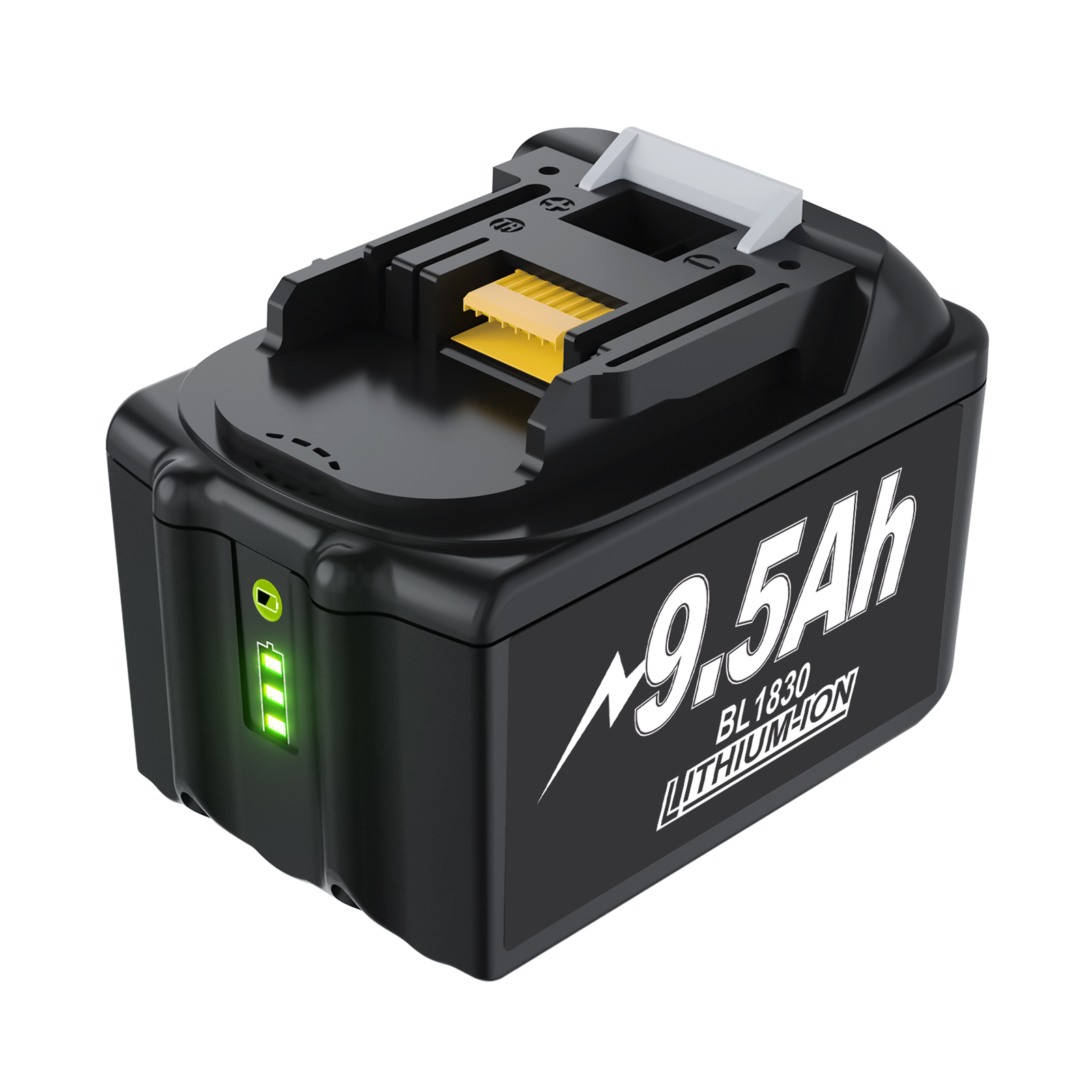 Für Makita 18 V Akku BL1830 BL1815 BL1860 BL1850 BL1840 Schraubendreher Akku & Ladegerät 18 V Ersatz-Akkus für Elektrowerkzeuge.: Orange