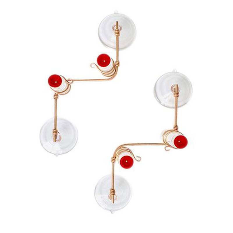 Garden Bird Feeder Supplies Hummingbird Feeder Drinker Suction Cup Easy To Clean Deck Garden Decor Bird Feeders for Wild Birds