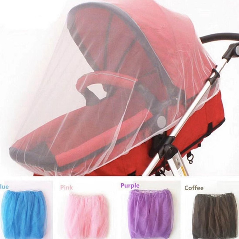 5Pc/lot Newborn Toddler Infant Baby Stroller Crip Netting Pushchair Mosquito Insect Net Safe Mesh Buggy White cart mosquito