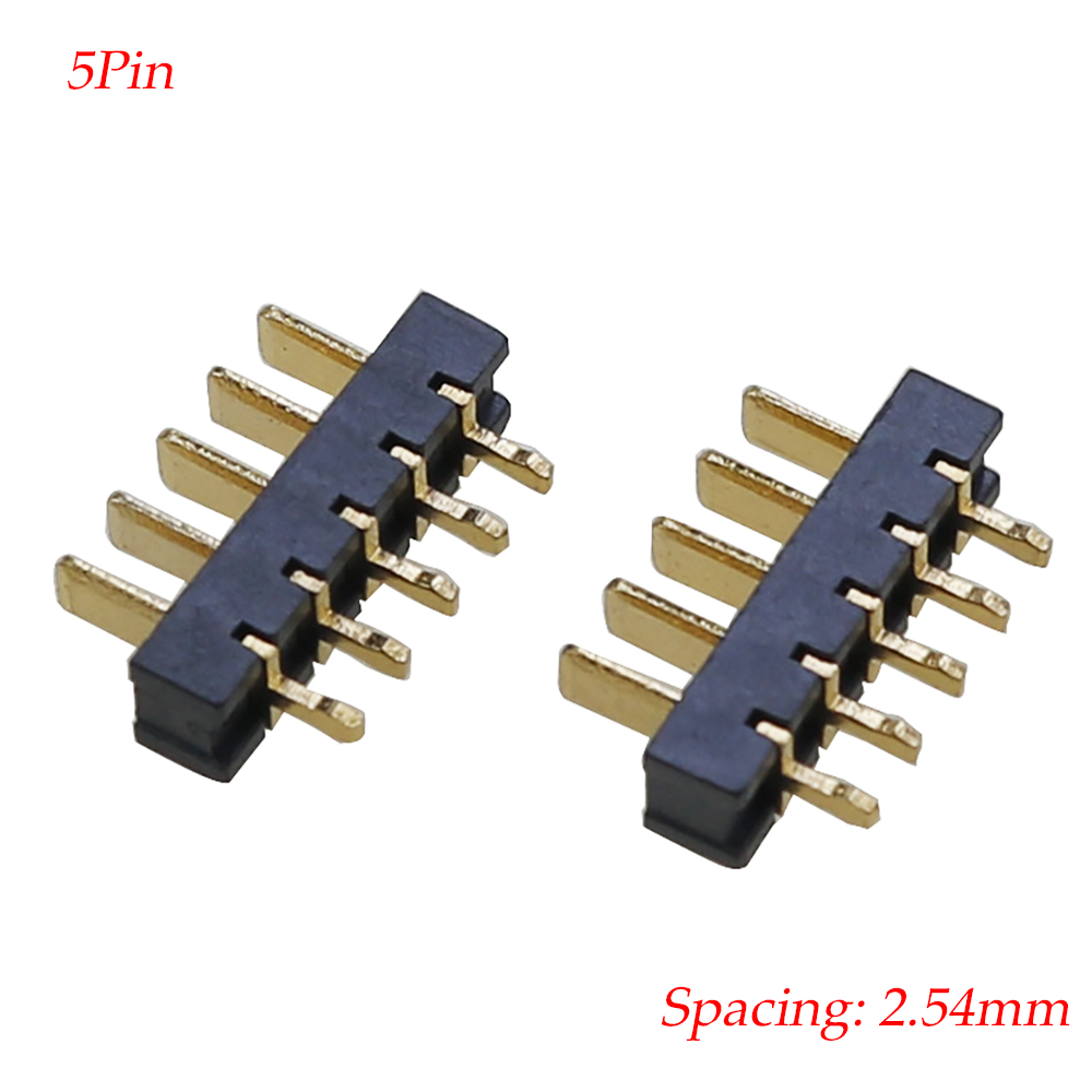 1PCS 4/5/6/7/8/9/10Pin Laptop Battery Connector Pitch 2.0mm Holder Clip Slot Contact Male and Female plug: Pink