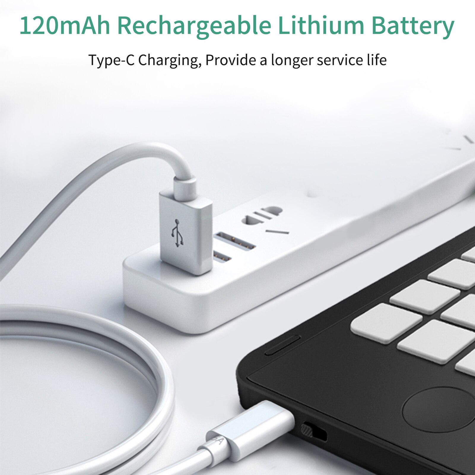 Calculator with 6inch Writing Tablet Portable Foldable Smart Erasable LCD Graphics Board Desktop Calculators 12 Digit Display