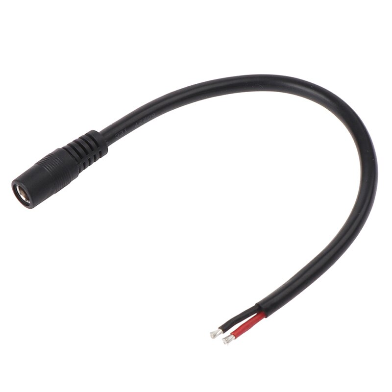 Dc Connector 5.5X2.1Mm Vrouwelijke Jack Adapter Kabel Draad Voor Led Strip Power Adapter Plug Cord