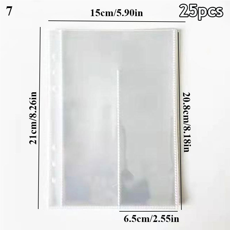 Love Heart A5 Binder Photo Album Cover Storage Album Book Cover Card Holder Sticker Small Card Storage Hollow DIY: 7