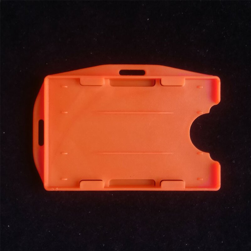 Pp Plastic Id Identification Card Holder Both Sides Of The Card Horizontal And Vertical Bidirectional Dual-Purpose Card Housin