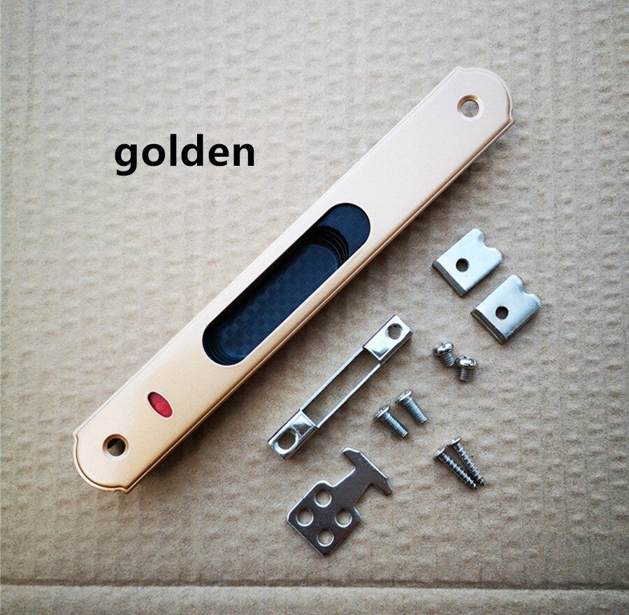 Puente roto de aluminio 90 enganche para ventana de bloqueo de puerta corredera de aluminio de enganche para ventana de bloqueo push-pull móvil cerradura de la puerta de un solo lado de bloqueo de st.: Naranja