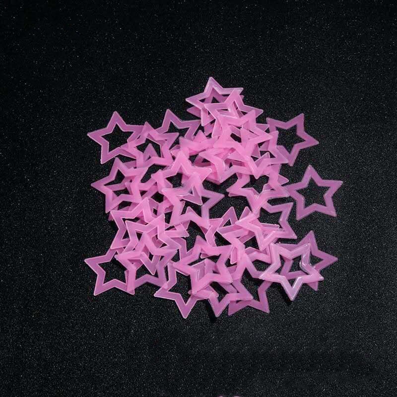 3D Hollow Star Energie Opslag Fluorescerende Glow In The Dark Lichtgevende Op Muurstickers Voor Kinderkamer Woonkamer Decal
