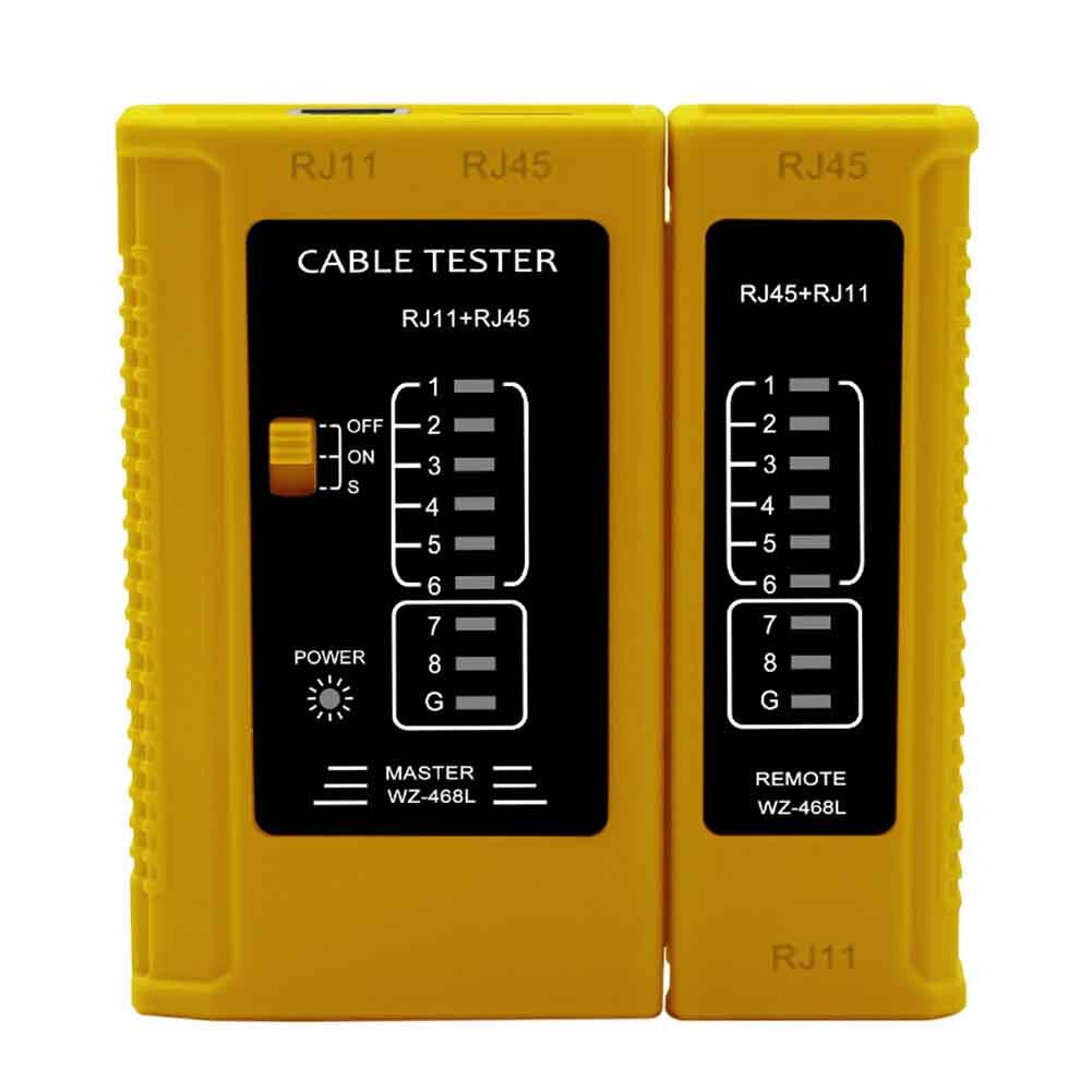 Battery Powered Repair Tool Ethernet Lan Wiring Problem Wide Use Home Office Connection Circuits Network Cable Tester RJ45 RJ11