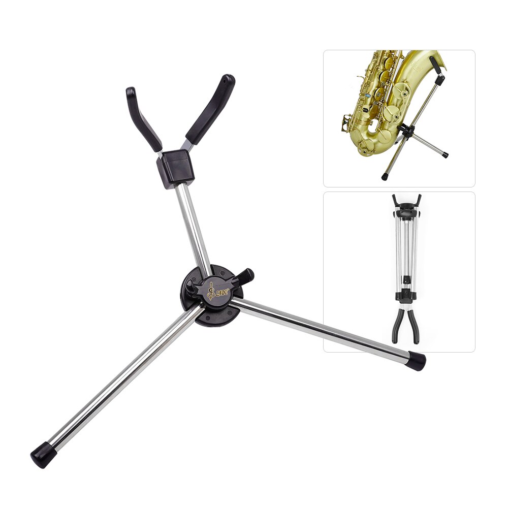 Opvouwbare Sopraansaxofoon Stand Draagbare Sax Metalen Floor Stand Houder Met Draagtas Houtblazers Aeccessaries: Type 2