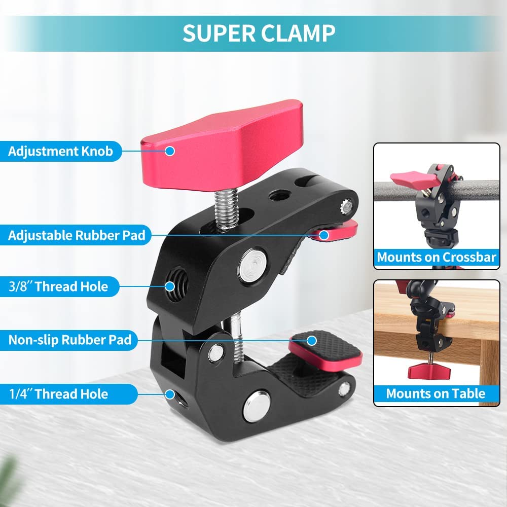 Brazo articulado mágico para cámara Gopor DSLR, soporte de 32 &quot;para videocámara, Smartphone, abrazadera de montaje en pared, Mini tableta, Webcam, vídeo y estudio