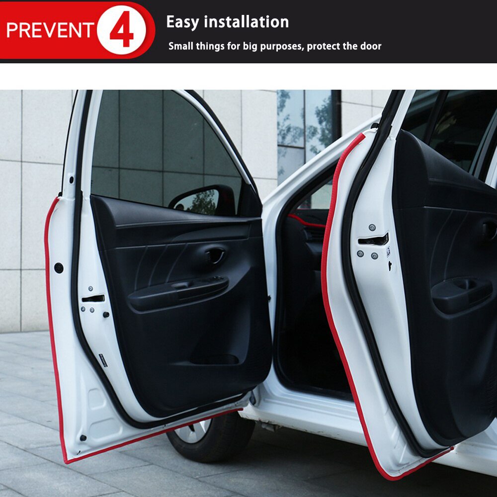 Tira de sellado de goma para coche 3/5/10/15M, accesorios para coche en forma de U, sellos de goma antiruido para automóviles, tiras de sellado a prueba de polvo, estilo de coche