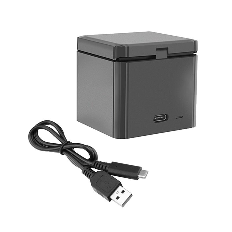 Lade Box Typ-C Interface Drei Lithium-Batterie Ladegerät Multi-Funktion Für Insta360 One X Sport Kamera