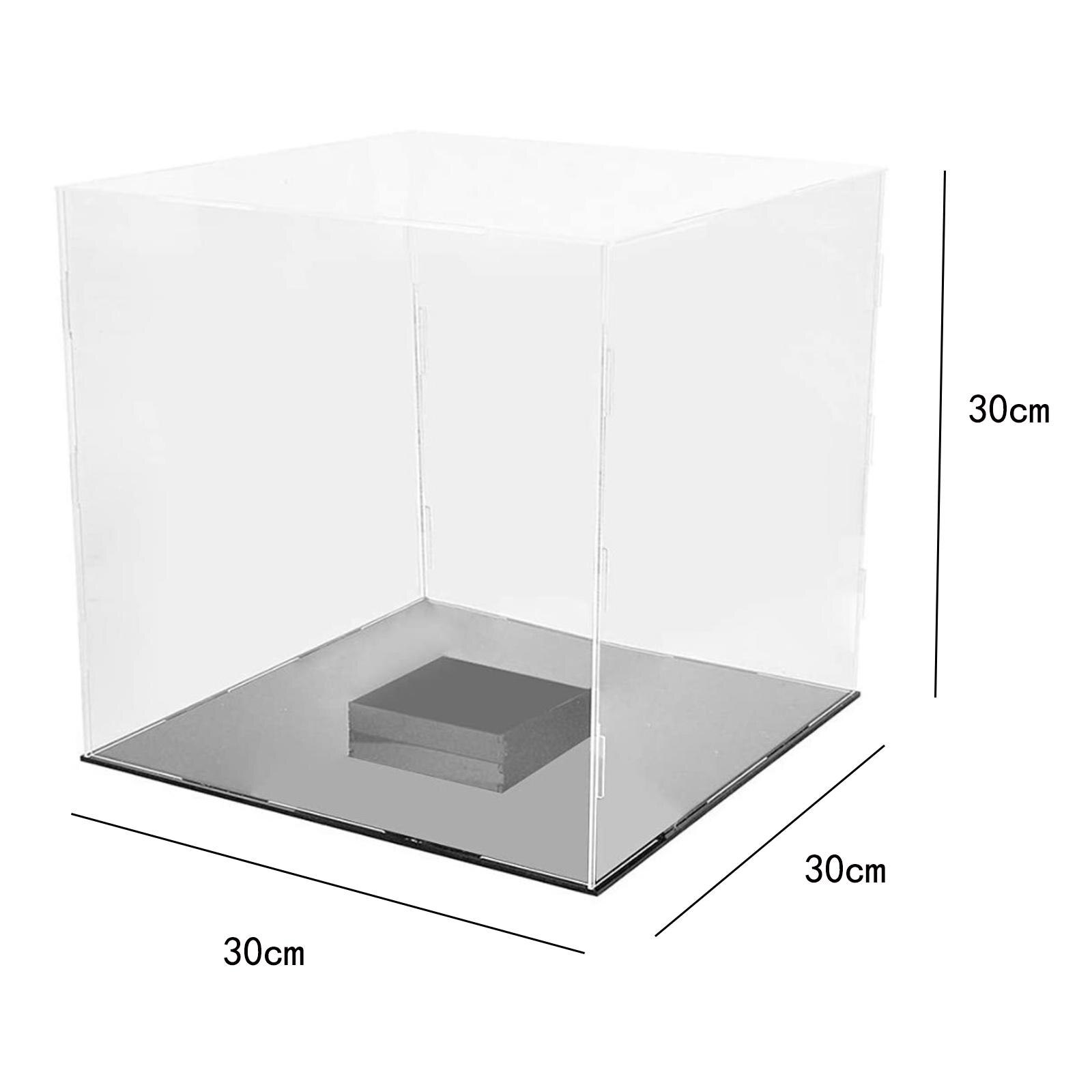 Clear Acrylic Display Case Basketball Protection Storage Case 30x30x30cm