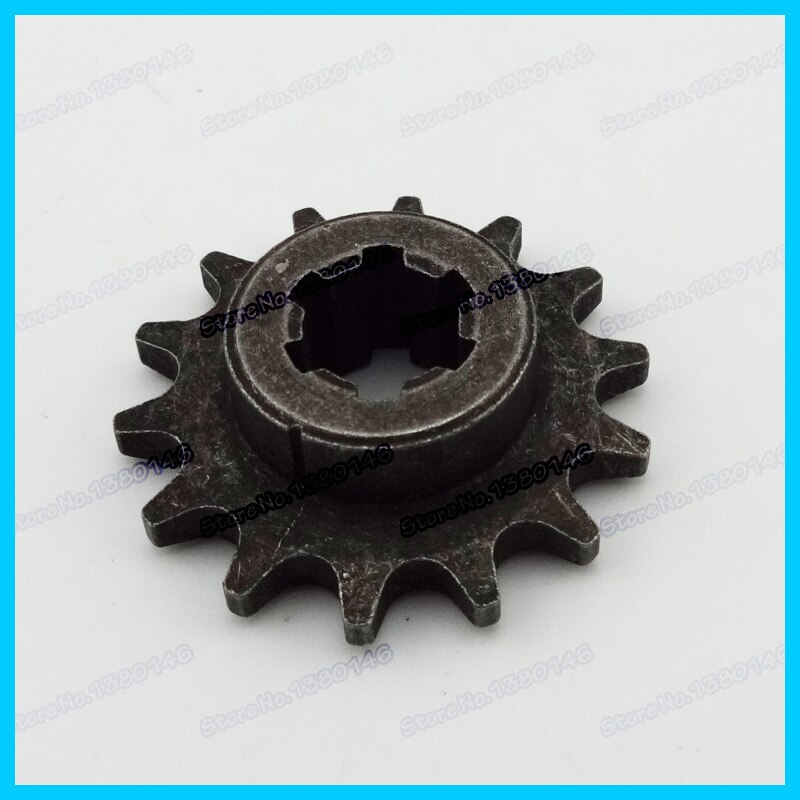 T8F 14T 2 stroke front pinion sprocket 14 tooth teeth of clutch gear box for 47cc 49cc mini crosser moto atv quad dirt bikes