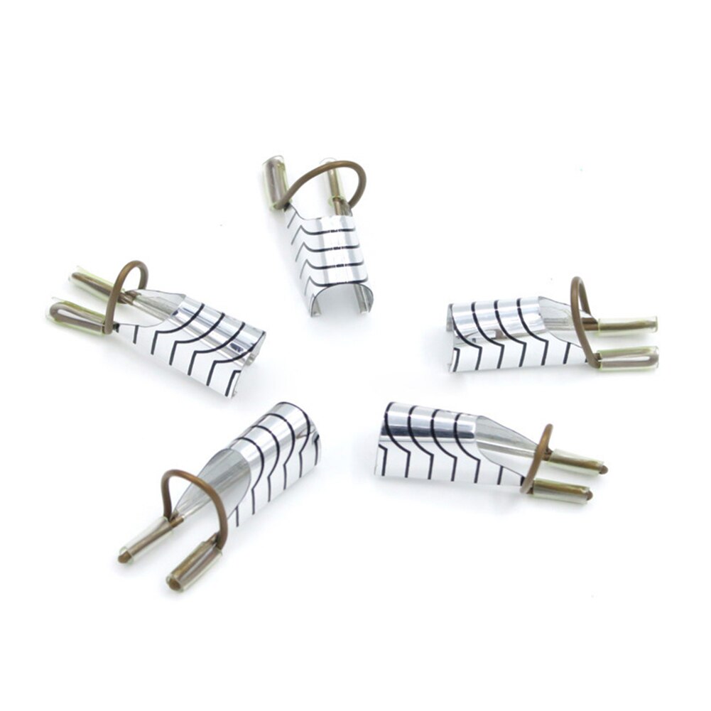 5pcs nail guide shapes UV Gel Acrylic Manicure Pedicure Nail Art Extensions Adjustable Ring Template Reusable Molds