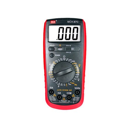 High Precision Digital Multimeter Electrician Household Maintenance Handheld Digital Display Burn Protection MCH-87C Multimeter
