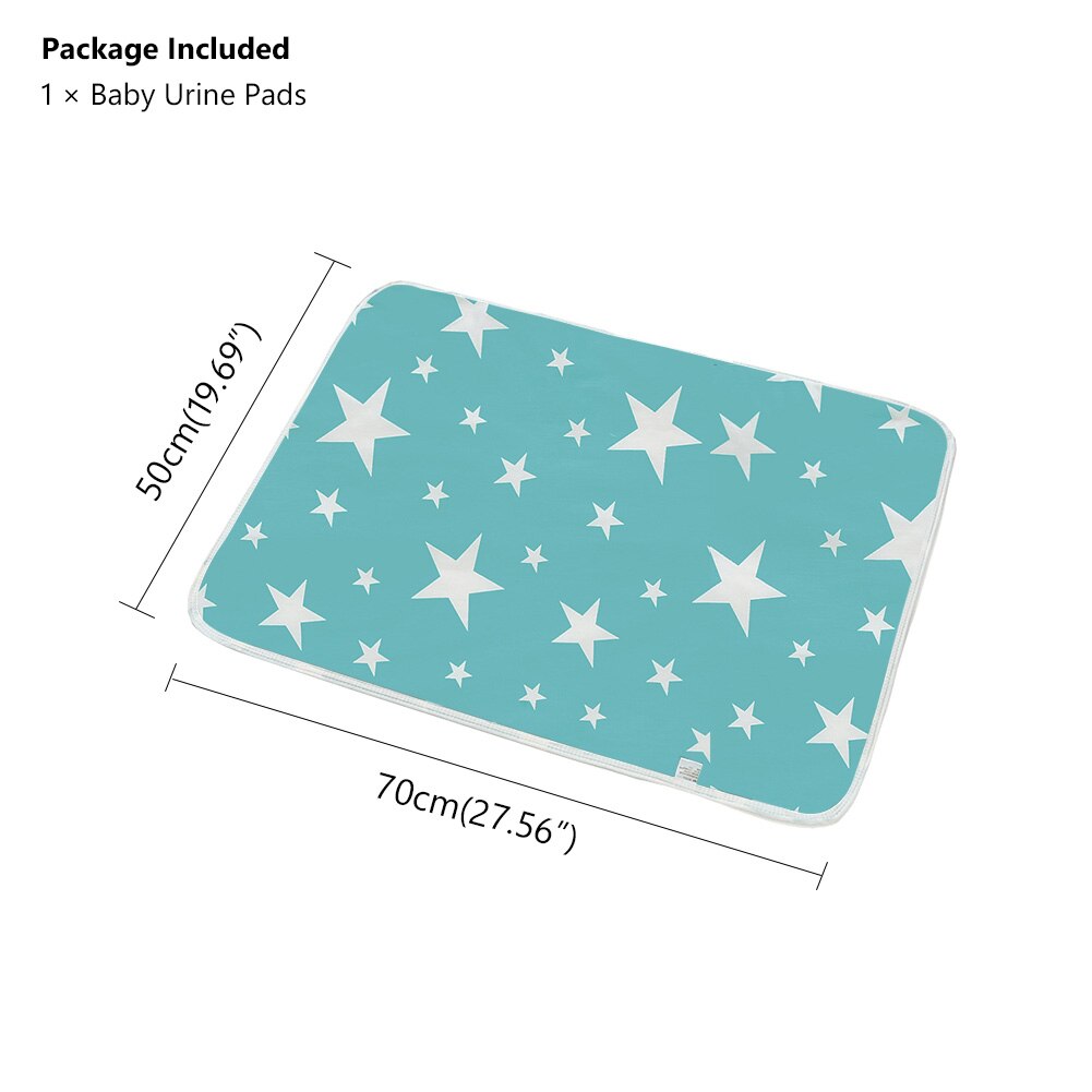Matelas à langer pour bébé, taille 50 x 70cm , portable, pliable, lavable, imperméable, tapis de jeu pour enfants, couche réutilisable