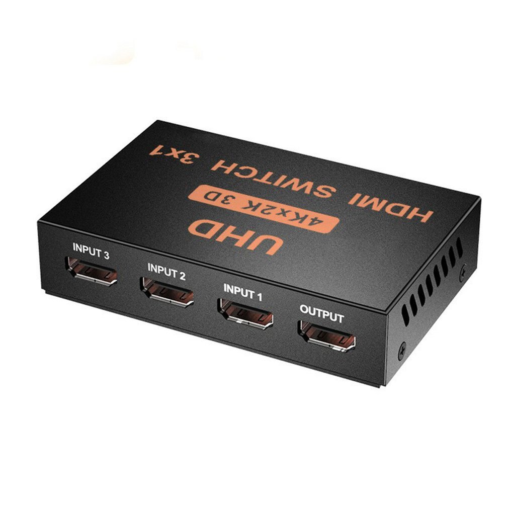 3 In 1 Hdmi Splitter Switch Adapter Switcher 4K Ultra Hd Hdcp 3D Hdr Met Afstandsbediening Hdmi Switch Switcher