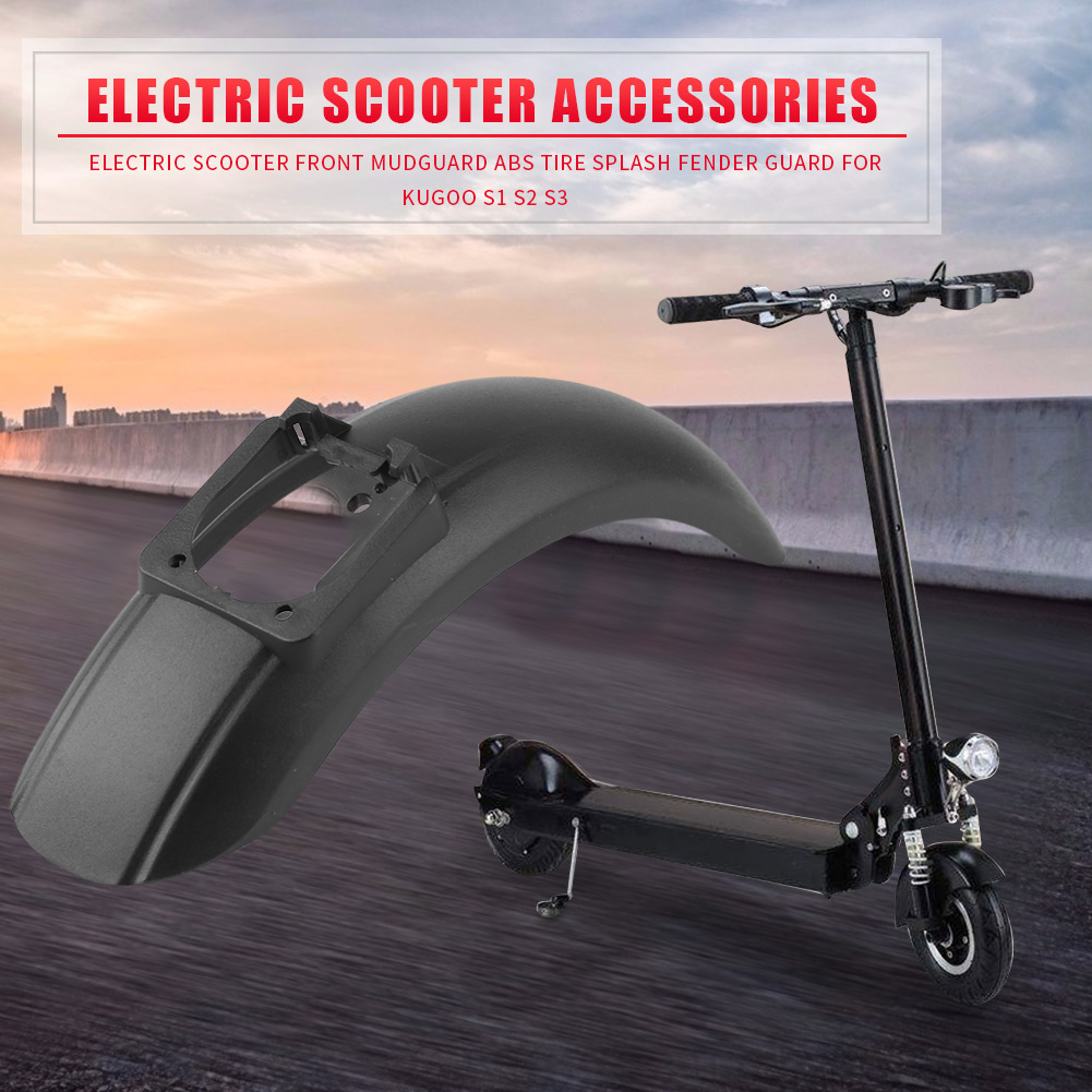 1Pcs Elektrische Scooter Voorspatbord Skateboard Voor Kugoo S1 S2 S3 Abs Front Band Band Splash Fender Guard Voor kugoo S1 S2 S3