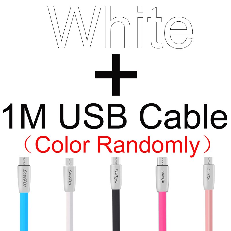 IQ4416 Front Panel For Fly Era Life 5 IQ 4416 IQ4416 Touch Screen Sensor LCD Display Digitizer Glass Cover TP Replacement Tools: White W 1M USB Cable