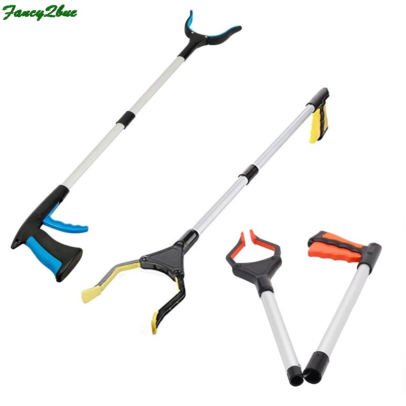 Foldable Litter Reachers Pickers Pick Up Tools Gripper Extender Grabber Picker Collapsible Garbage Pick Up Tool Grabbers