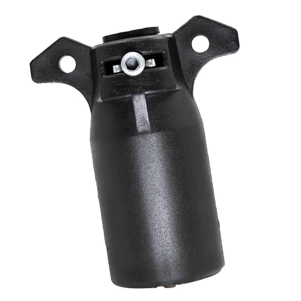 12V 7 Pin Trailer Plug Socket Towing Electric Plug Connector Black