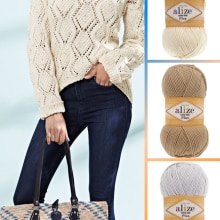 Katoen - Gebreid garen - 21 kleuropties - 200 meter (100gr) - Alize Cotton Gold Plus - Acryl - Tas - Vest - Trui - Sjaal - Sjaal - Vesten - Slofjes - Amigurumi - Baretten - Blouse - DIY
