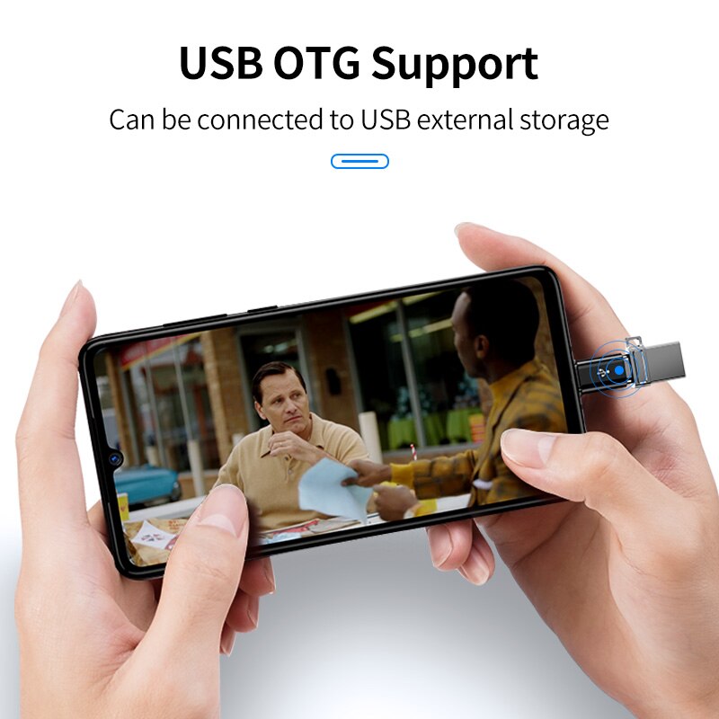 YBD OTG Type-C Adapter USB C naar Micro USB OTG Kabel Thunderbolt 3 USB Type C Adapter voor macbook Pro Samsung S9 Een plus USBC