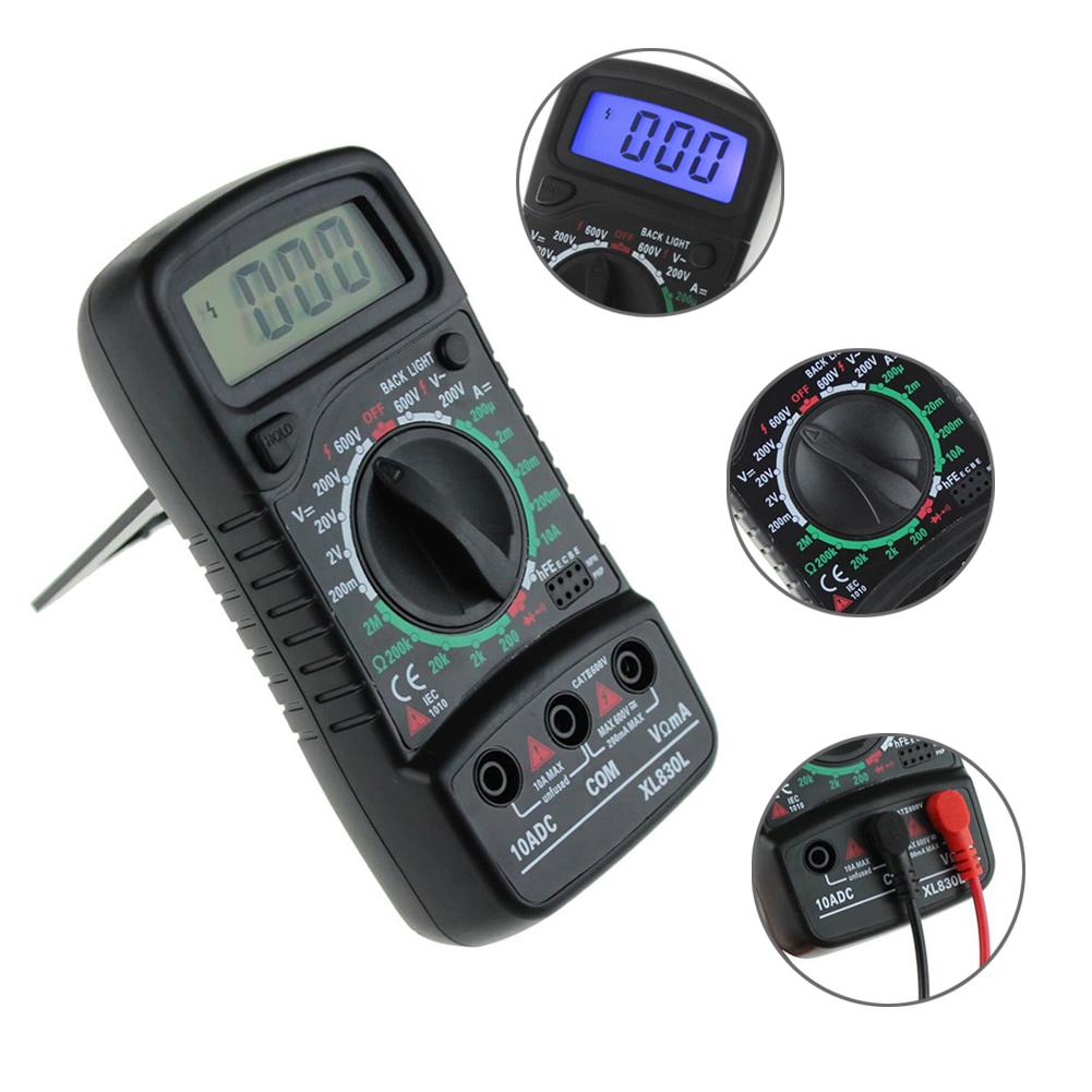 Diagnostic Tool LCD Digital Multimeter Ammeter Voltmeter Ohmmeter Electric Handheld Multitester AC/DC Volt Amp Ohm Meter Tester