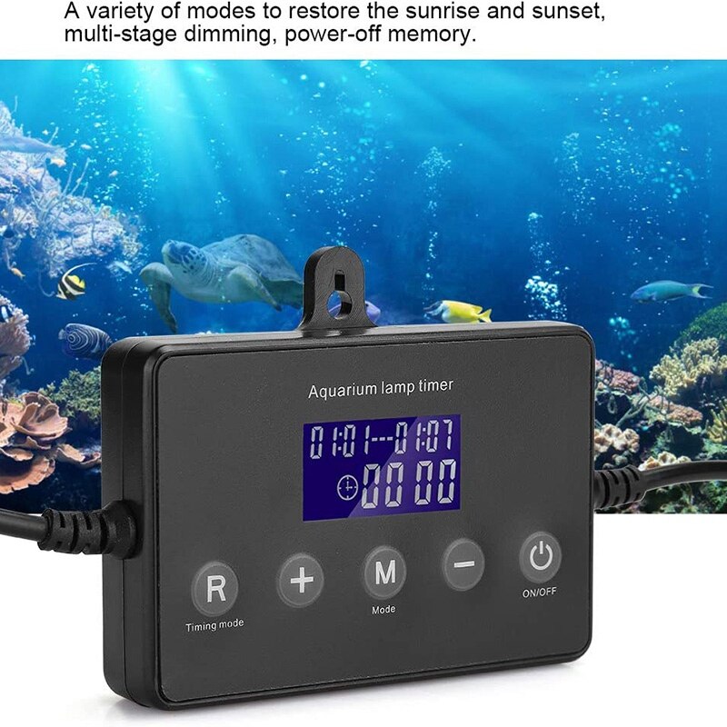 Smart LED Aquarium Light Timer Controller Dimmer Modulator Fish Tank Light Controller and Dimmer