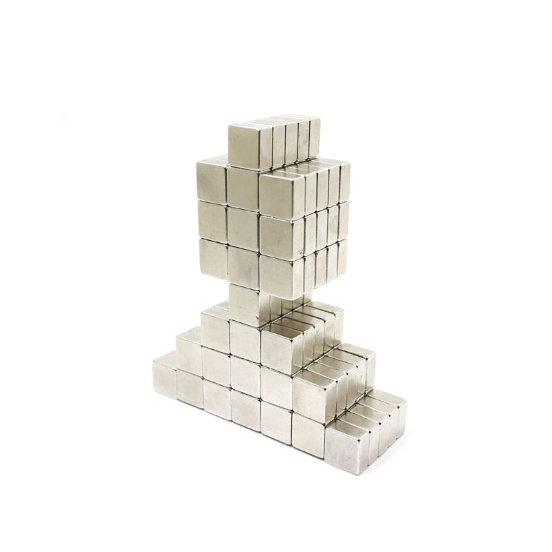 Imanes súper potentes de neodimio N35, bloque de imán fuerte de 10x10x3mm, 10x10x3mm, 10/20/50 Uds.