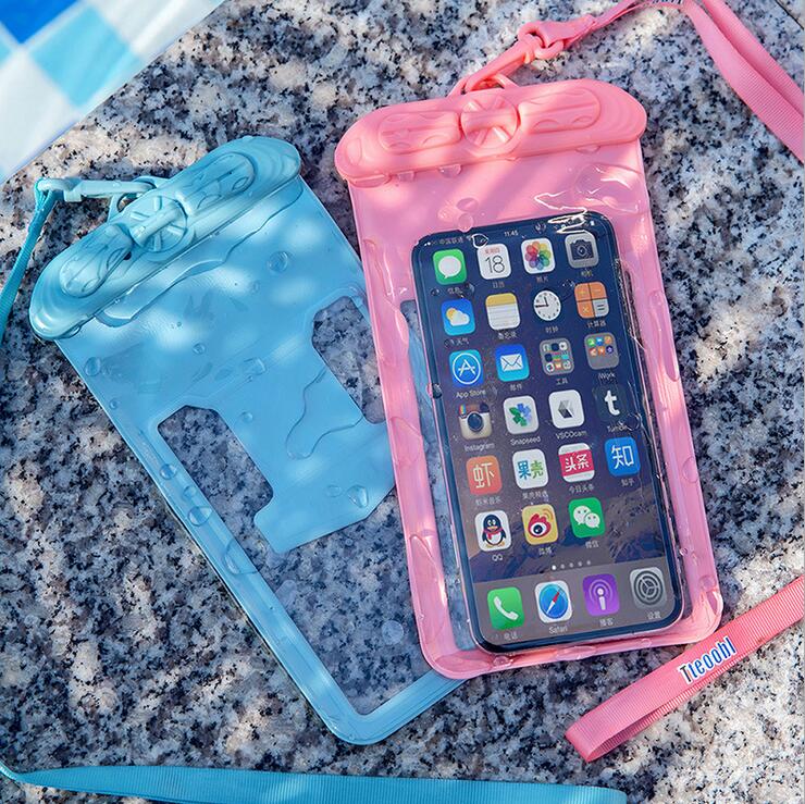 Bolsa impermeable para teléfono móvil, funda transparente para buceo, columpio, playa, natación