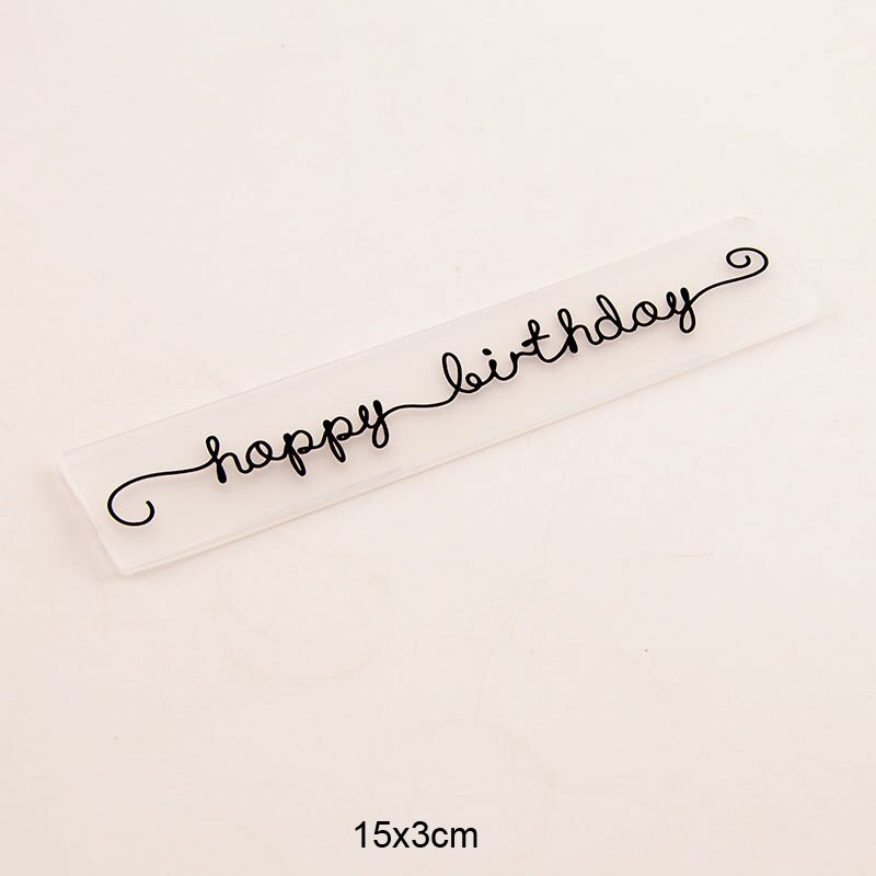 Happy Birthday Textured Plastic Embossing Folders for card making Template Dies Scrapbooking Paper Craft Supplies embosser