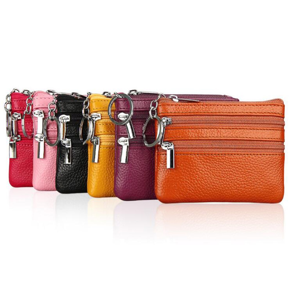 ¡Novedad de ! Cartera de gran capacidad a la para mujer, monederos cortos, Cartera de piel sintética con cremallera, tarjetero