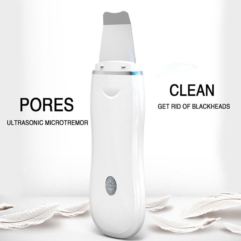 Ultrasone Mee-eter Verwijderen Diepe Gezicht Reiniging Massager Skin Scrubber Exfoliërende Peeling Spatel Porie Schoner