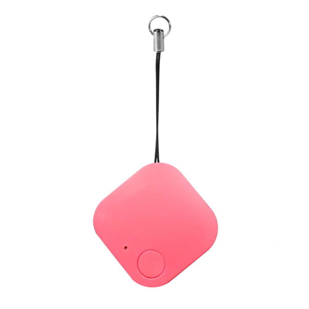 Bluetooth Trackers Portable GPS Anti-theft Device Equipments For Vehicle Child Pets Bag Wallet Bags: pink