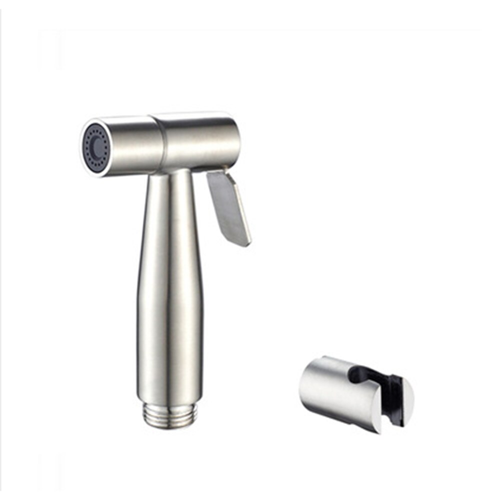 PULVERIZADOR DE inodoro de bidé de mano, urinario de baño de acero inoxidable juego de pulverizador para el bidé, higiene, pañal de tela para bebé, rociador: Style 02