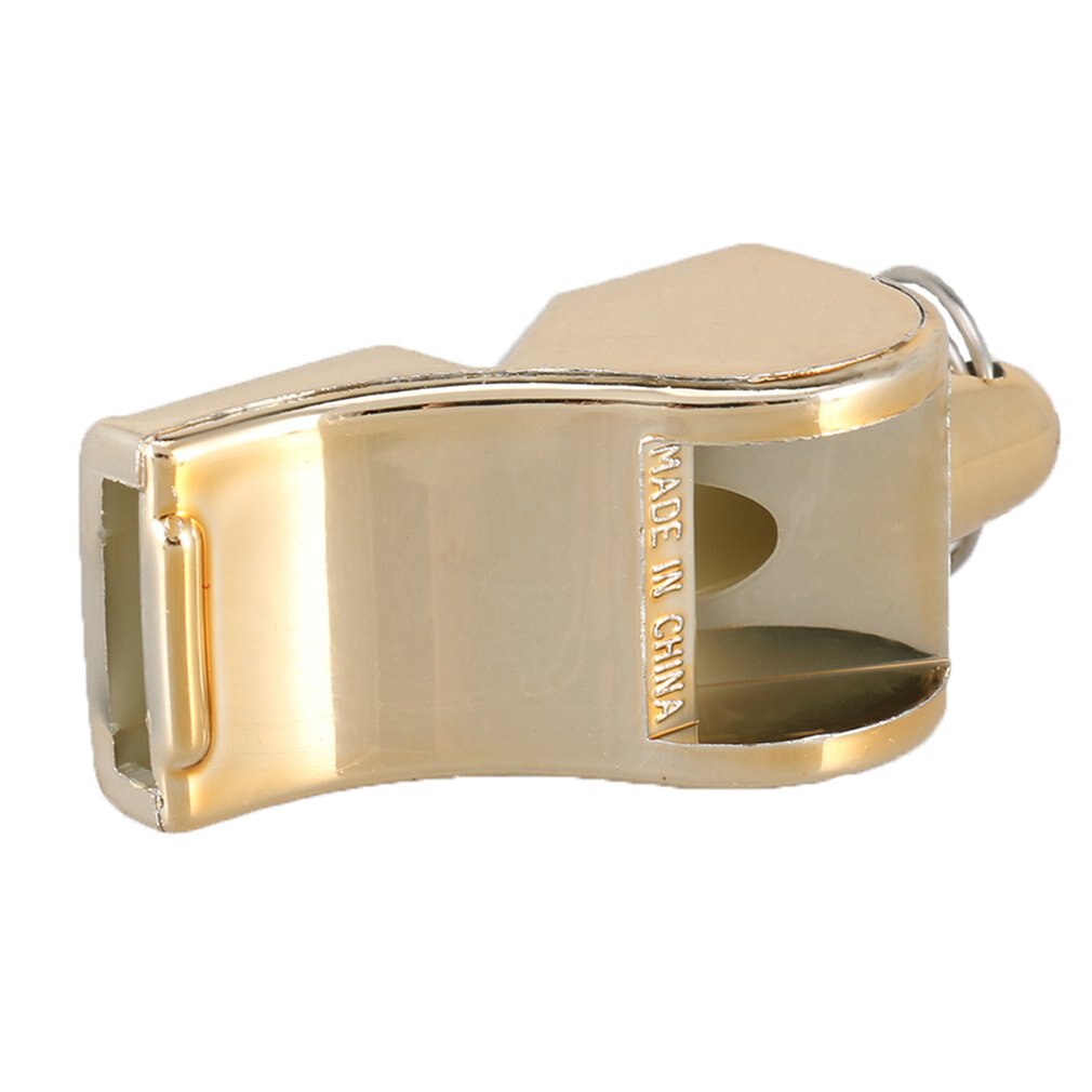 Metal apito de aço inoxidável extra alto cordão para a escola esportes futebol basquete e proteção salva-vidas