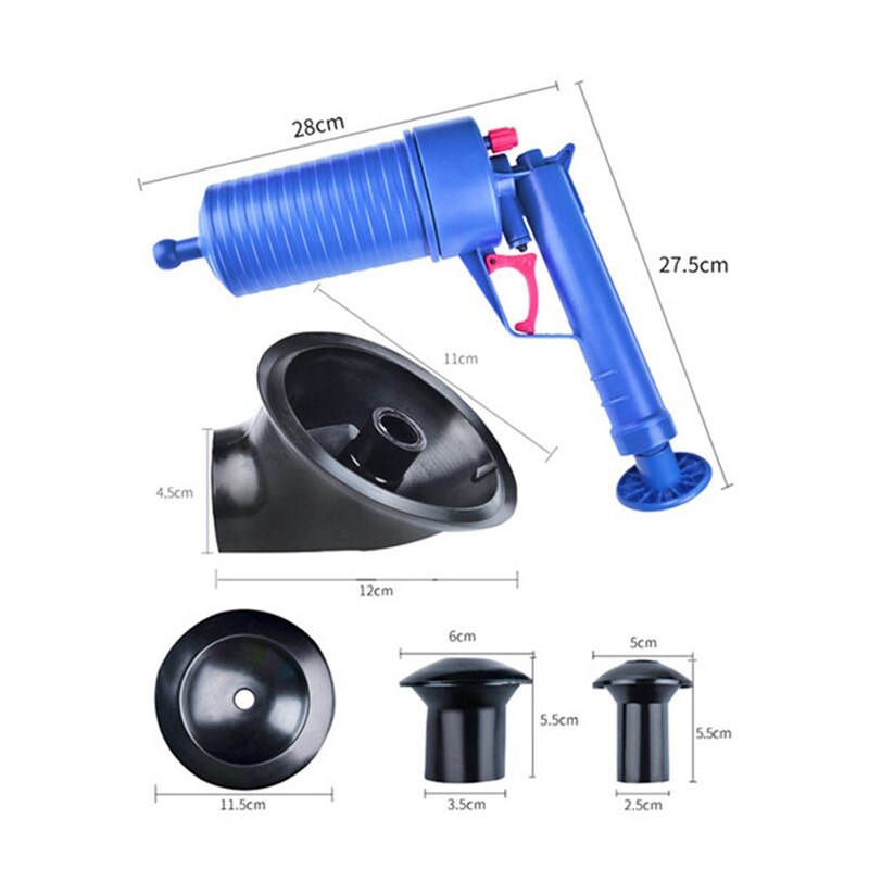Luchtpomp Druk Pijp Plunger Ontstopper Riool Zinkt Wastafel Pijplijn Verstopt Remover Badkamer Keuken Wc Cleaning Tools