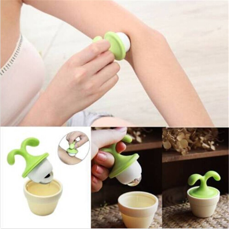 Massage Lymfe Bloempot Stimulators Bloem Zaailing Ingemaakte Bal Kleine Draagbare Stimulators Cervicale Wervelkolom Stimulator Nek Taille